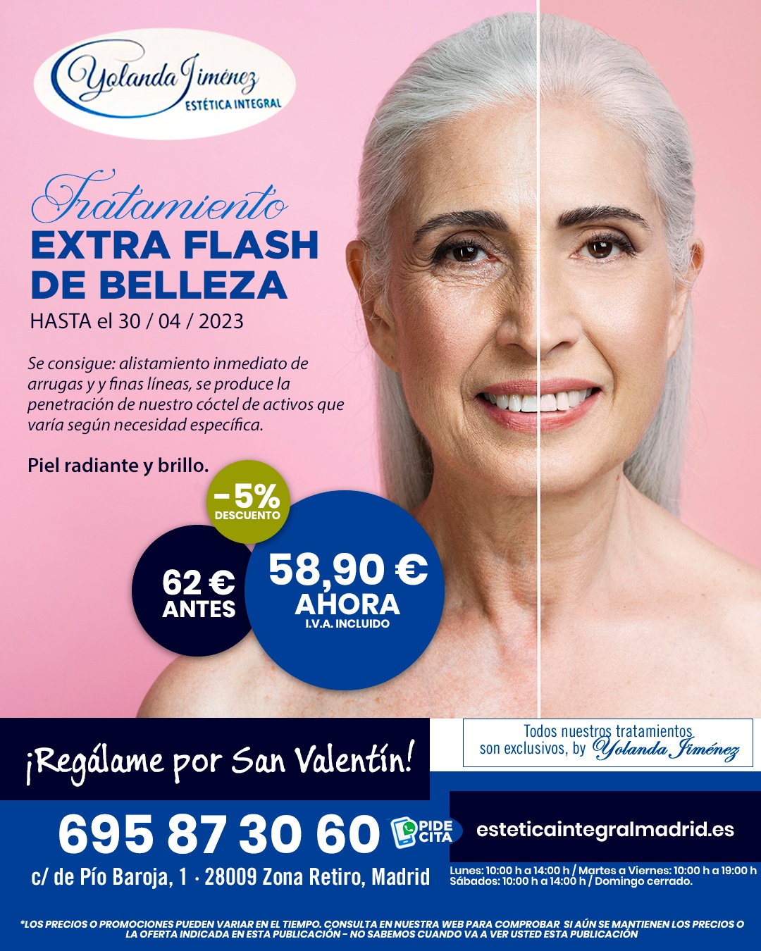 Ofertas centro de estetica Madrid - Tratamientos faciales mes de Abril de 2023