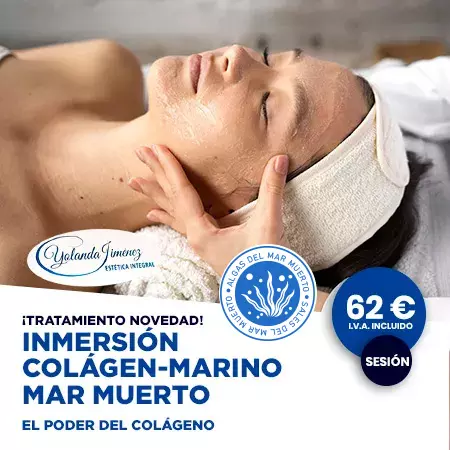 Tratamiento facial con ácido colágeno y algas del Mar Muerto en Barrio Salamanca y Retiro, Madrid