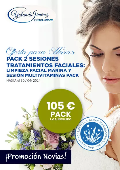 Oferta tratamiento facial, Pack 2 tratamientos, para bodas, eventos, bautizos y comuniones en Barrio Salamanca, Madrid. 