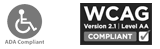 Web ADA Compilance y WCAG 2.1 Compatible